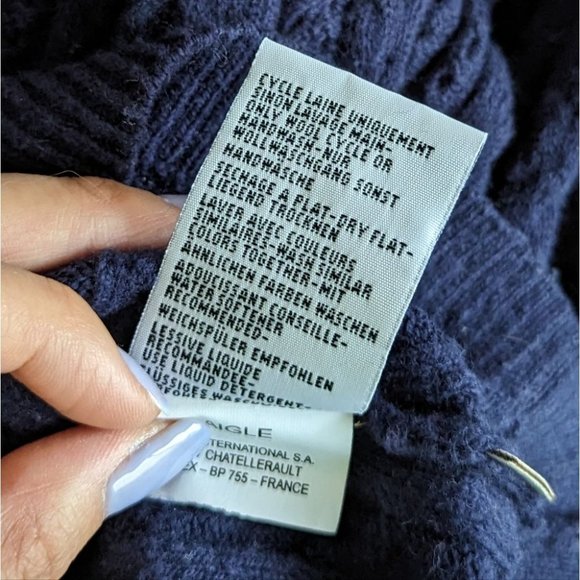 Aigle Cable Knit Cardigan with Elbow Patches - Picture 6 of 7